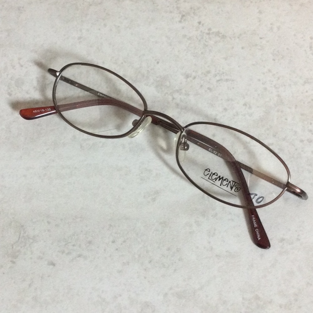 NWT Elements copper metal eyeglasses new old stock